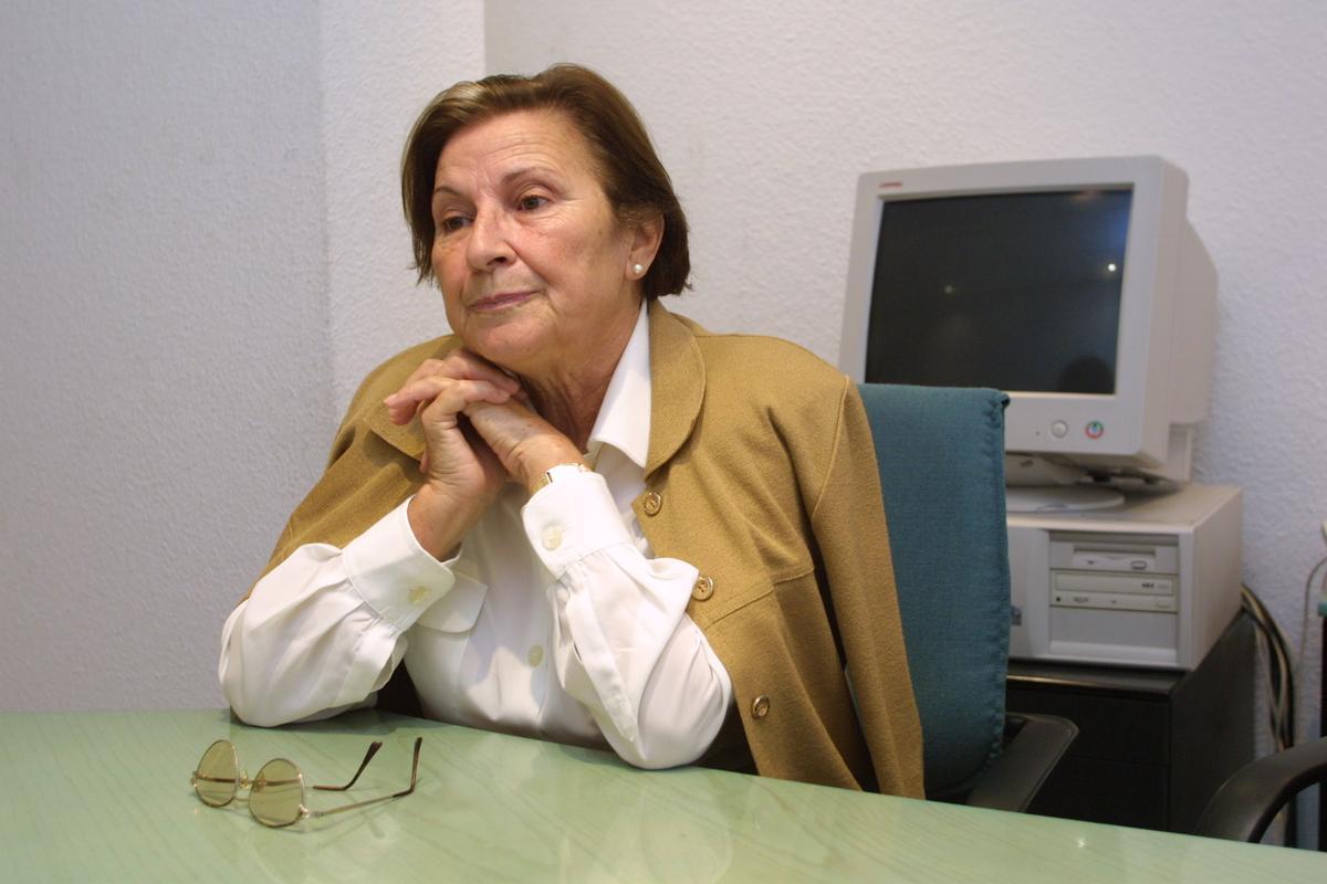 María Marí Marí, en 2002, cuando la nombraron delegada de Manos Unidas Ibiza