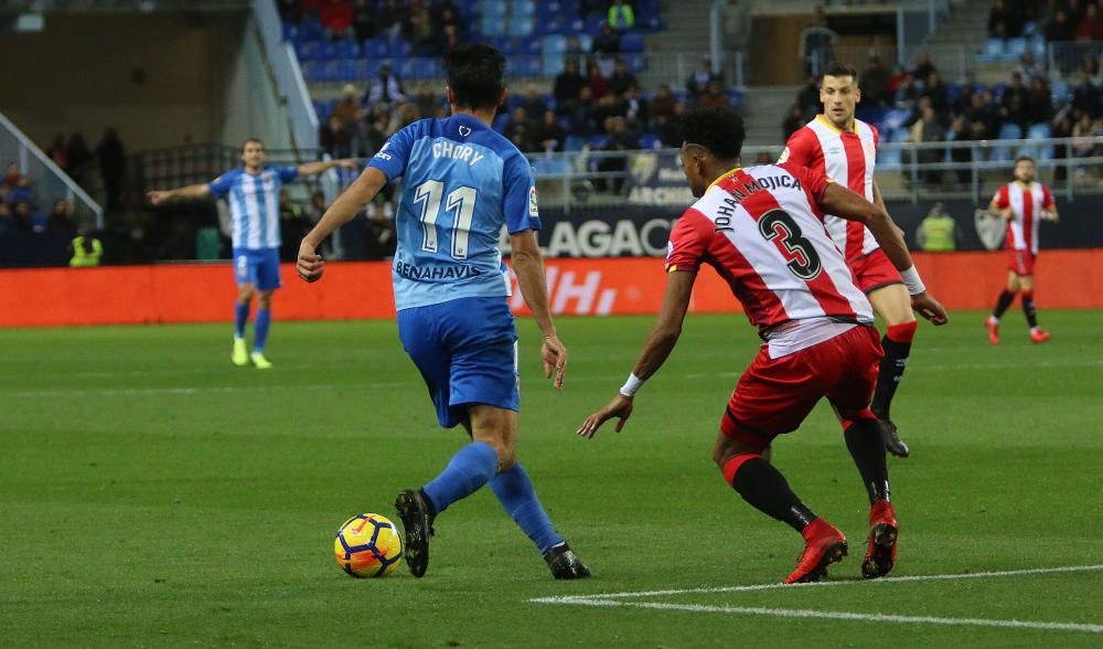 Les millors imatges del Màlaga - Girona (0-0)