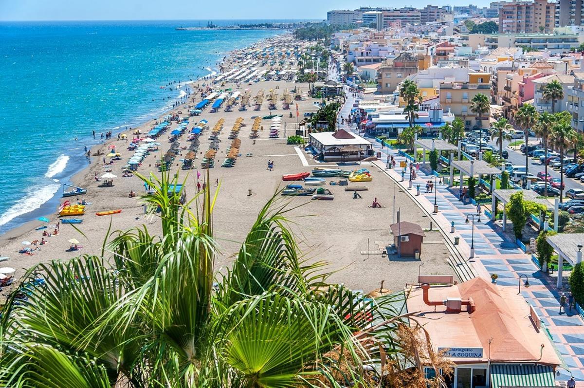 Imagen de las playas de Torremolinos.