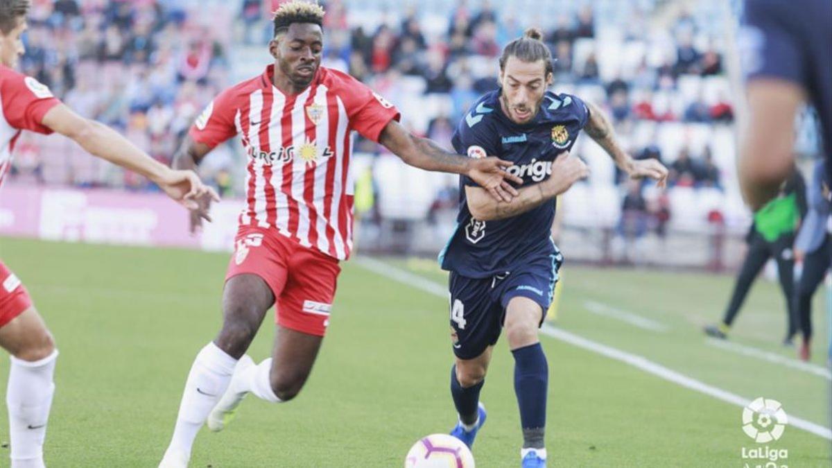 El Nàstic sumó su última derrota ante el Almería (3-0)