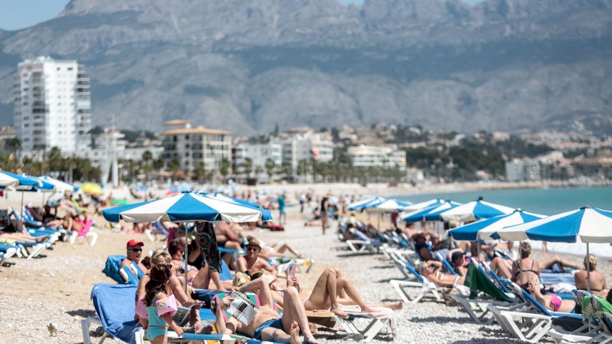 La playa del Albir (L'Alfàs del Pi)