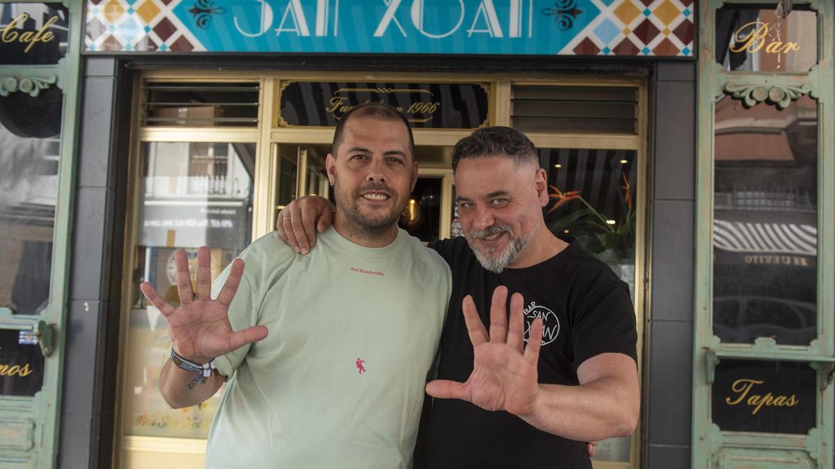 Jorge Rilo y Jorge Vázquez del bar San Xoan de A Coruña