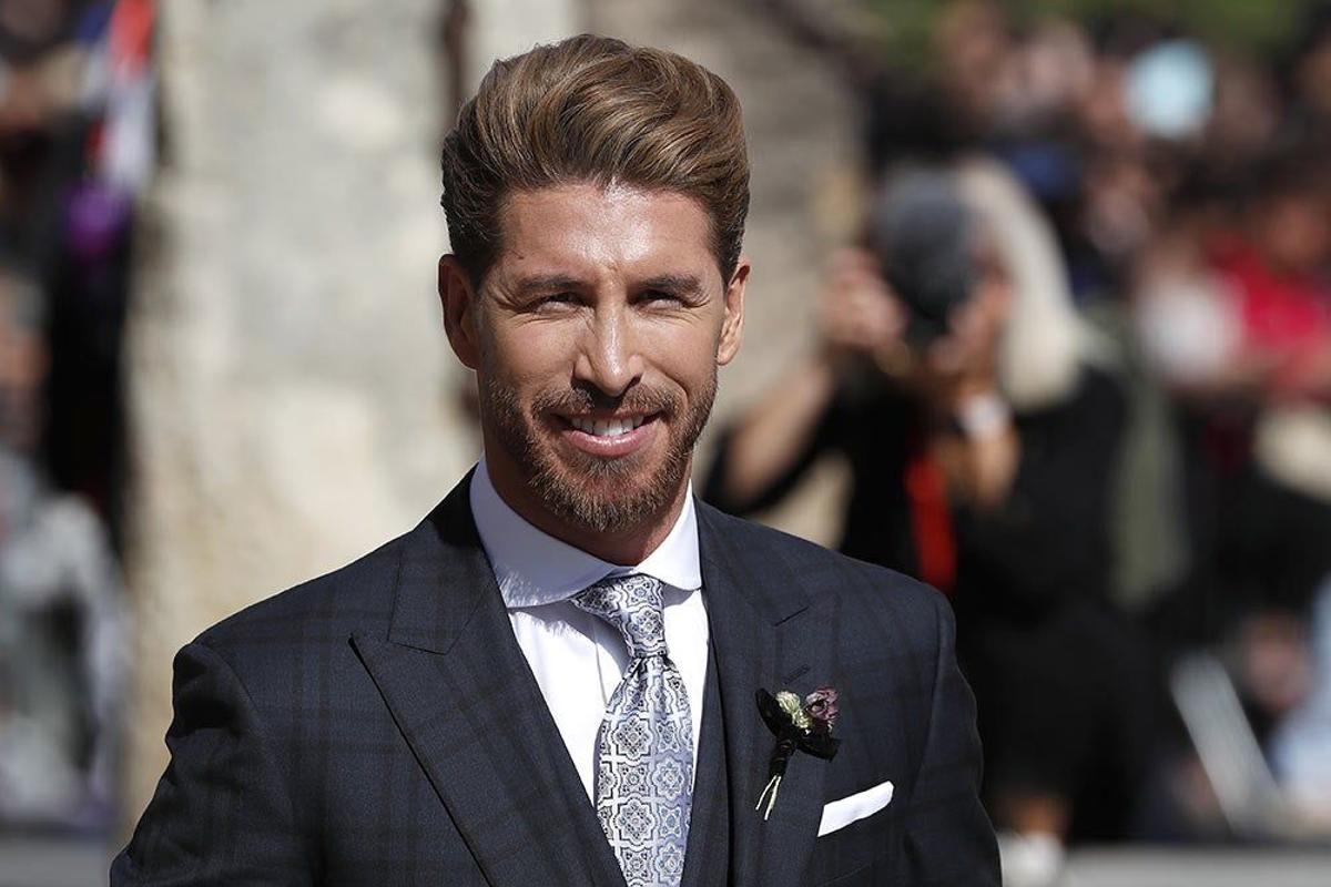 Sergio Ramos llega a la catedral de Sevilla