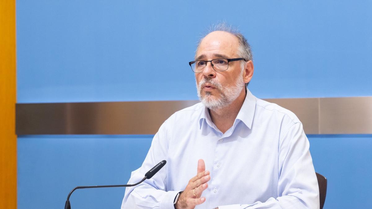 Alfonso Mendoza durante la rueda de prensa realizada la mañana de este miércoles