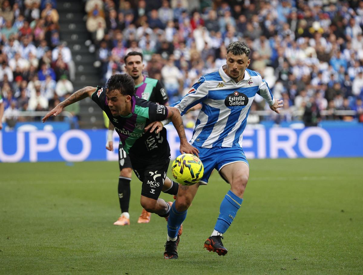Ximo Navarro ante el Málaga