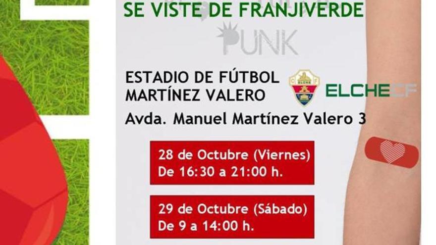 La donación de sangre se viste de franjiverde