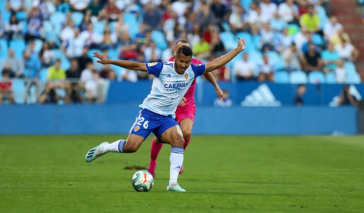 Partido del Real Zaragoza ante el Málaga