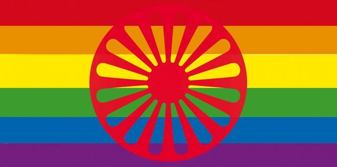 Memoria y deseo LGTBiQ: Bandera LGTBIQ romaní