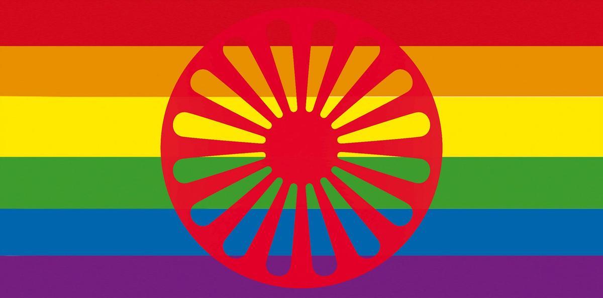 Memoria y deseo LGTBiQ: Bandera LGTBIQ romaní