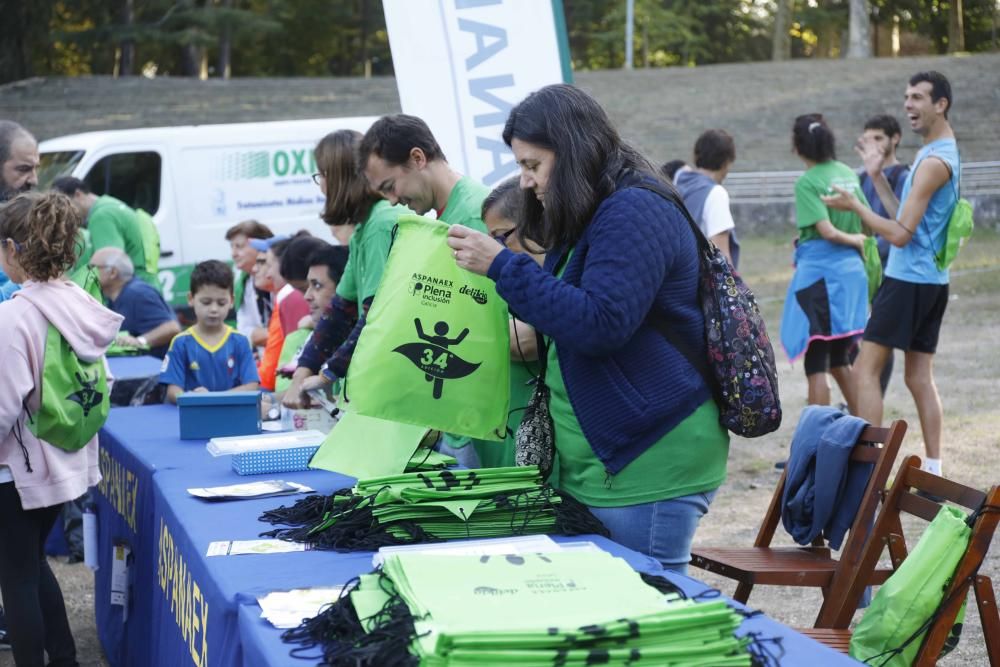 Alrededor de 3.000 personas participaron en la mañana del domingo en la marcha solidaria de 9 kilómetros de Aspanaex.