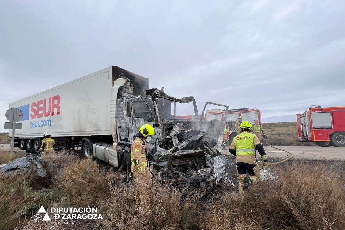 Accidente del pasado martes en el que fallecieron tres personas.