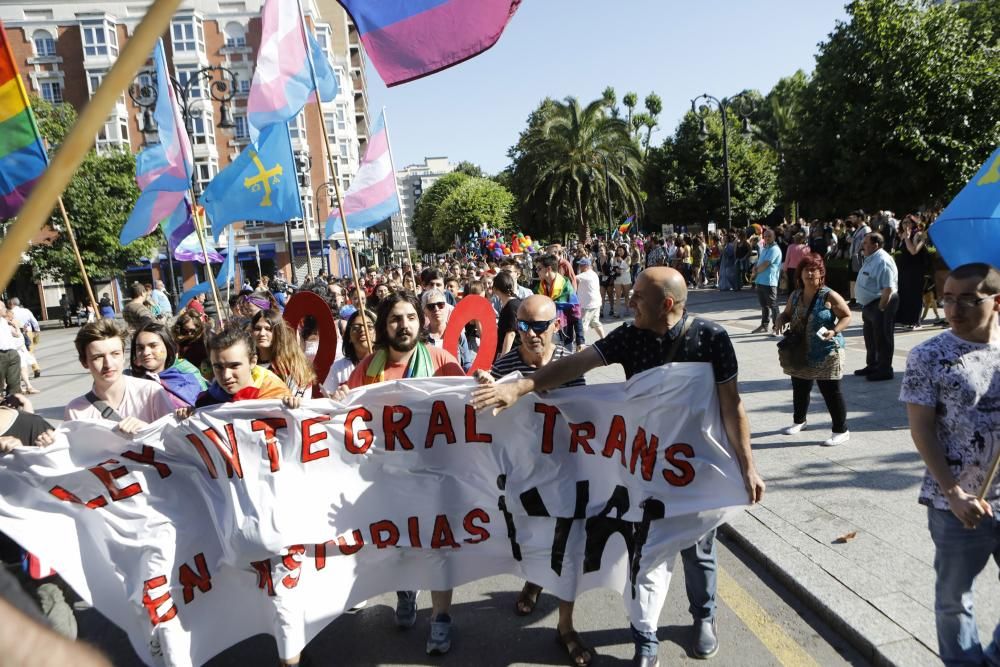 Desfile del "Orgullo del Norte", en Gijón