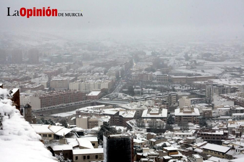 Gran nevada en Lorca