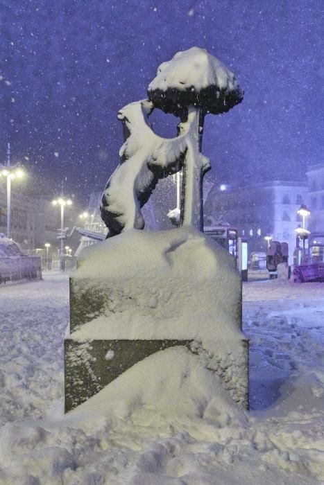 La gran nevada a Madrid aquest 9 de gener del 2021