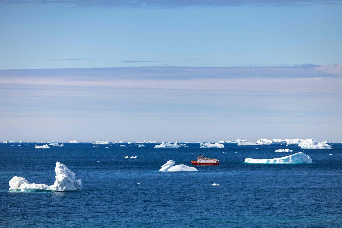 El espectáculo de los icebergs en Groenlandia.