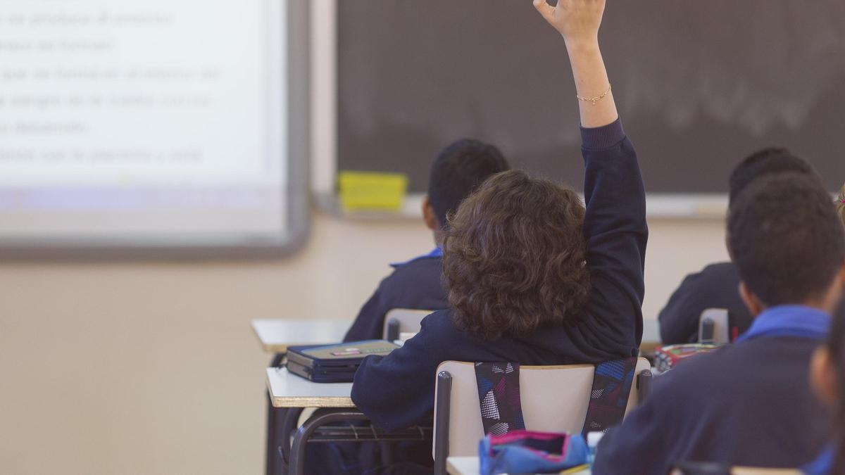 Imagen del interior de un aula de Primaria.