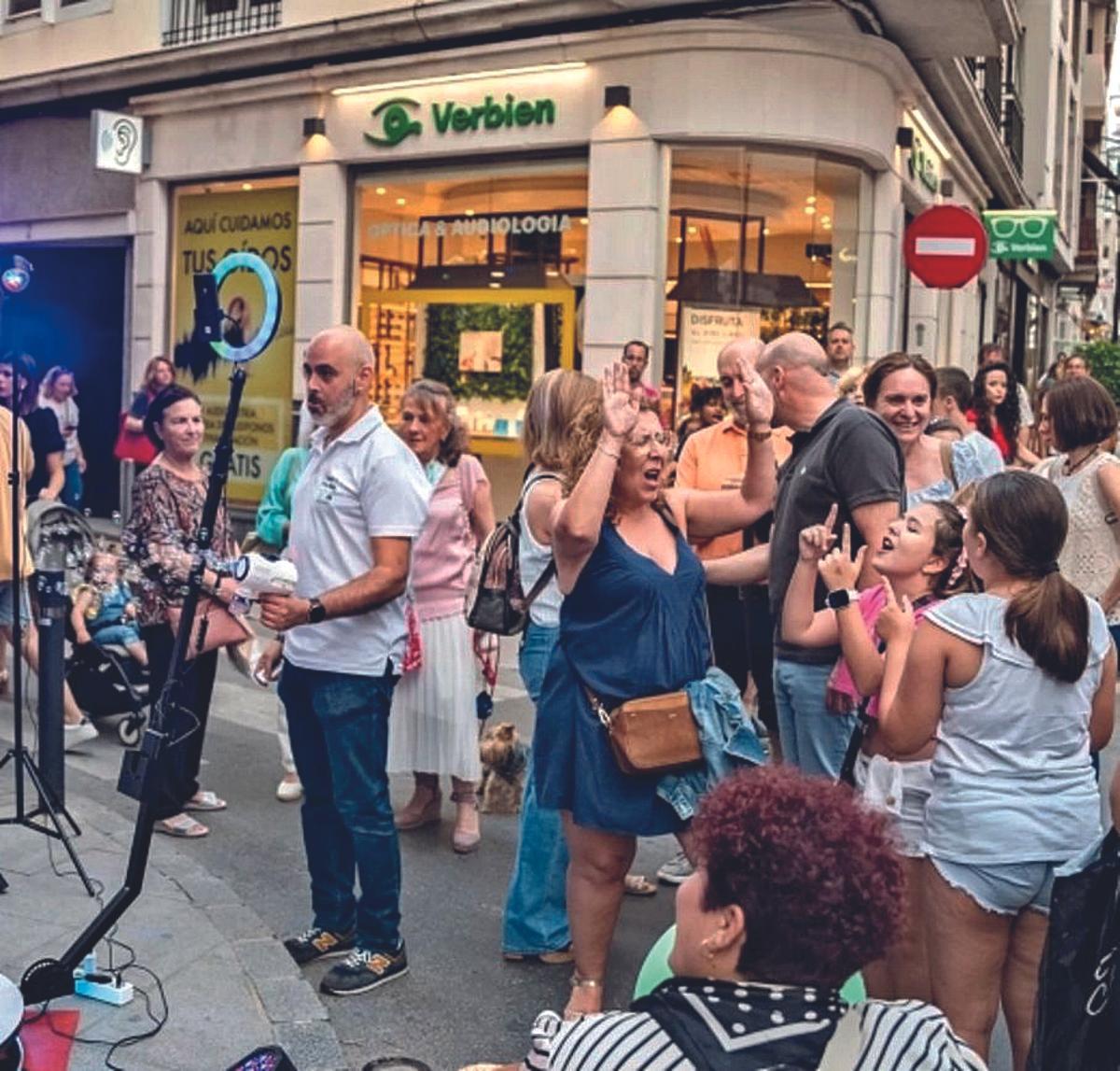 En la imagen, una de las actividades organizadas por el Centro Comercial Abierto de Lucena.