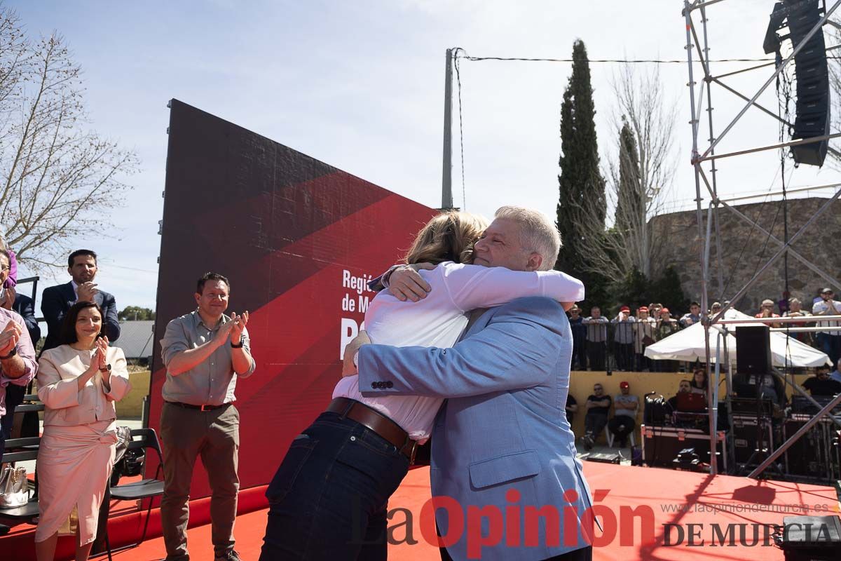 Presentación de José Vélez como candidato del PSOE a la presidencia de la Comunidad