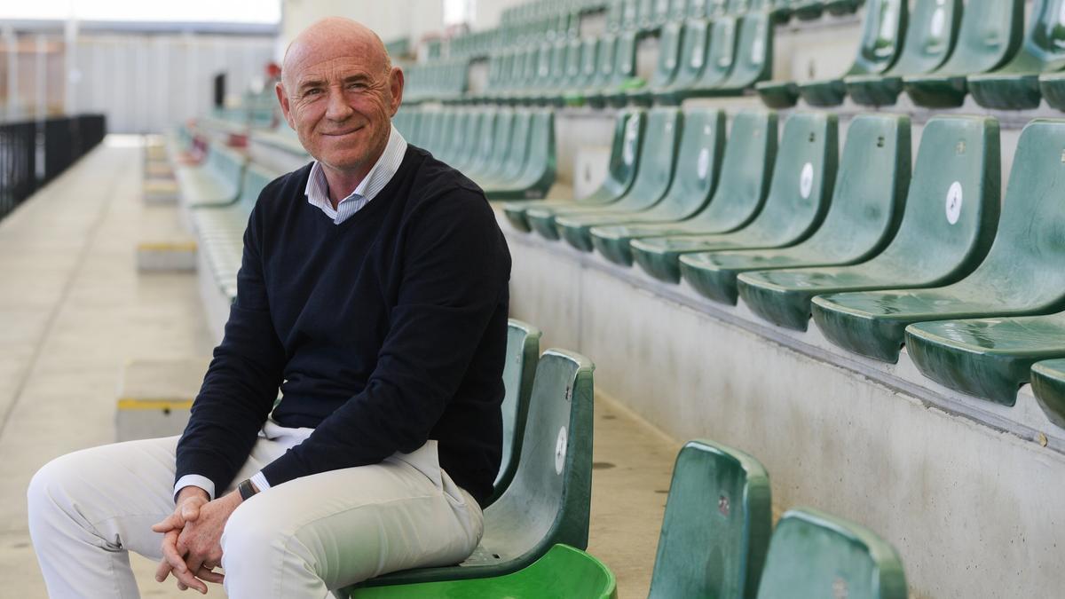 Gorka Zubirana, presidente del Arenas cuando Ibai fue su entrenador