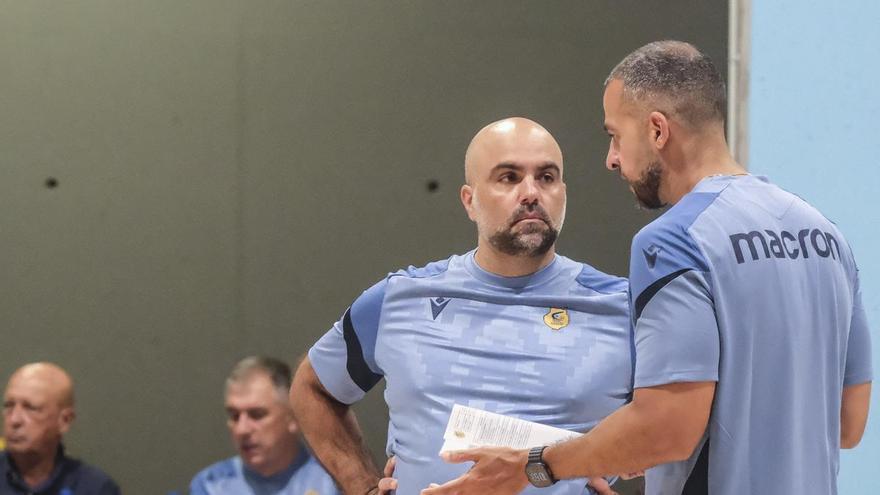 Primer entrenamiento del CB Gran Canaria 2026-27, en la Sala Club del Arena