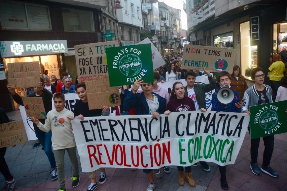 "No tenemos un planeta B", el clamor de Pontevedra ante la emergencia climática