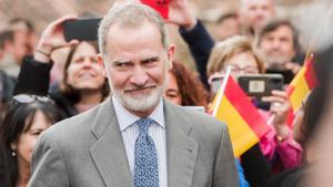 Los Reyes Felipe VI y Letizia asisten al acto solemne por la conmemoración del 1.200 aniversario del Fuero de Brañosera, a 3 de junio de 2025, en Fuero de Brañosera, Palencia, Castilla y León (España). El acto tiene como objetivo principal poner en valor el papel fundamental desempeñado por el municipalismo y su contribución en la configuración de la identidad colectiva y en la cohesión territorial, en la estructura institucional de España, en la igualdad de oportunidades y en la prestación de servicios. 03 JUNIO 2025 Miguel Ángel Portilla 03/06/2025. Miguel Ángel Portilla