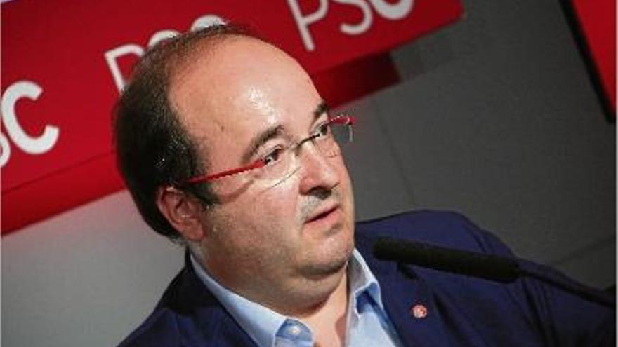 El primer secretari del Partit Socialista de Catalunya, Miquel Iceta.