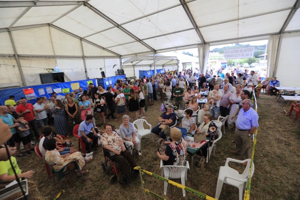 Subasta del ramo y corderada de las fiestas de Santullano de Las Regueras