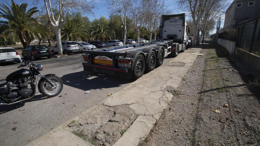 Denuncian la degradación del polígono Horno Alto