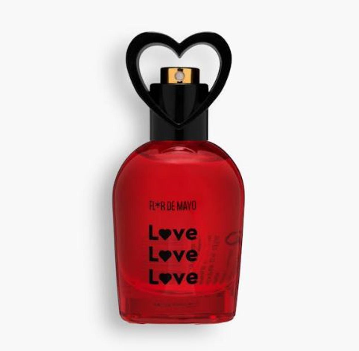 Eau de parfum Flor de Mayo love love love de Mercadona.