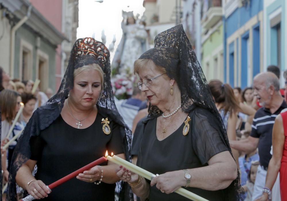 Procesión en honor a la Virgen del Socorro