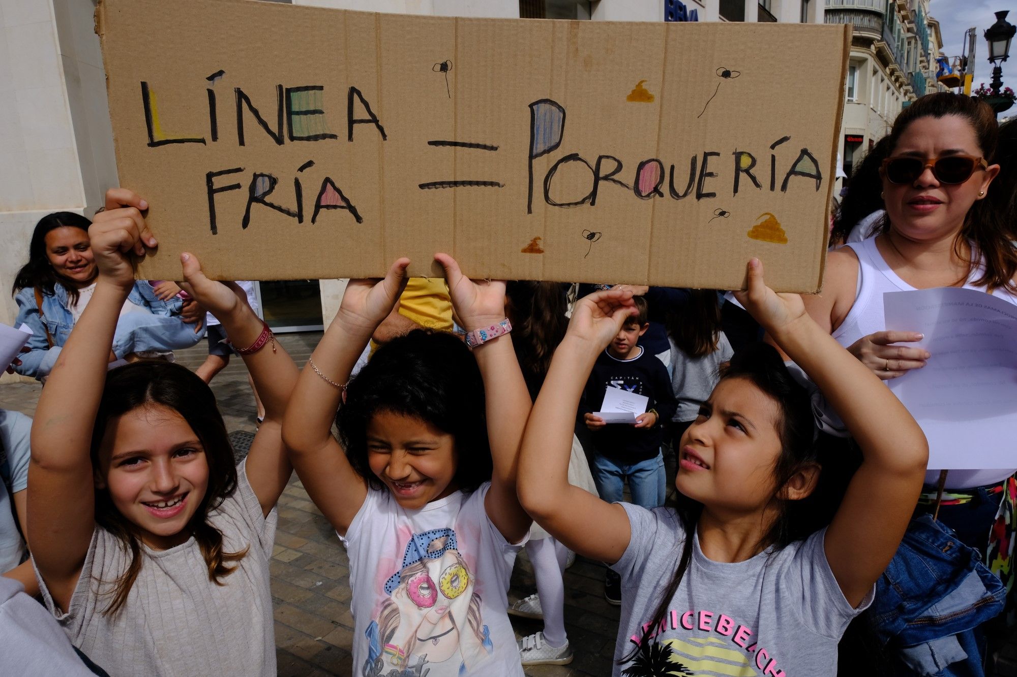 Protestas en Málaga por el servicio de comedor escolar