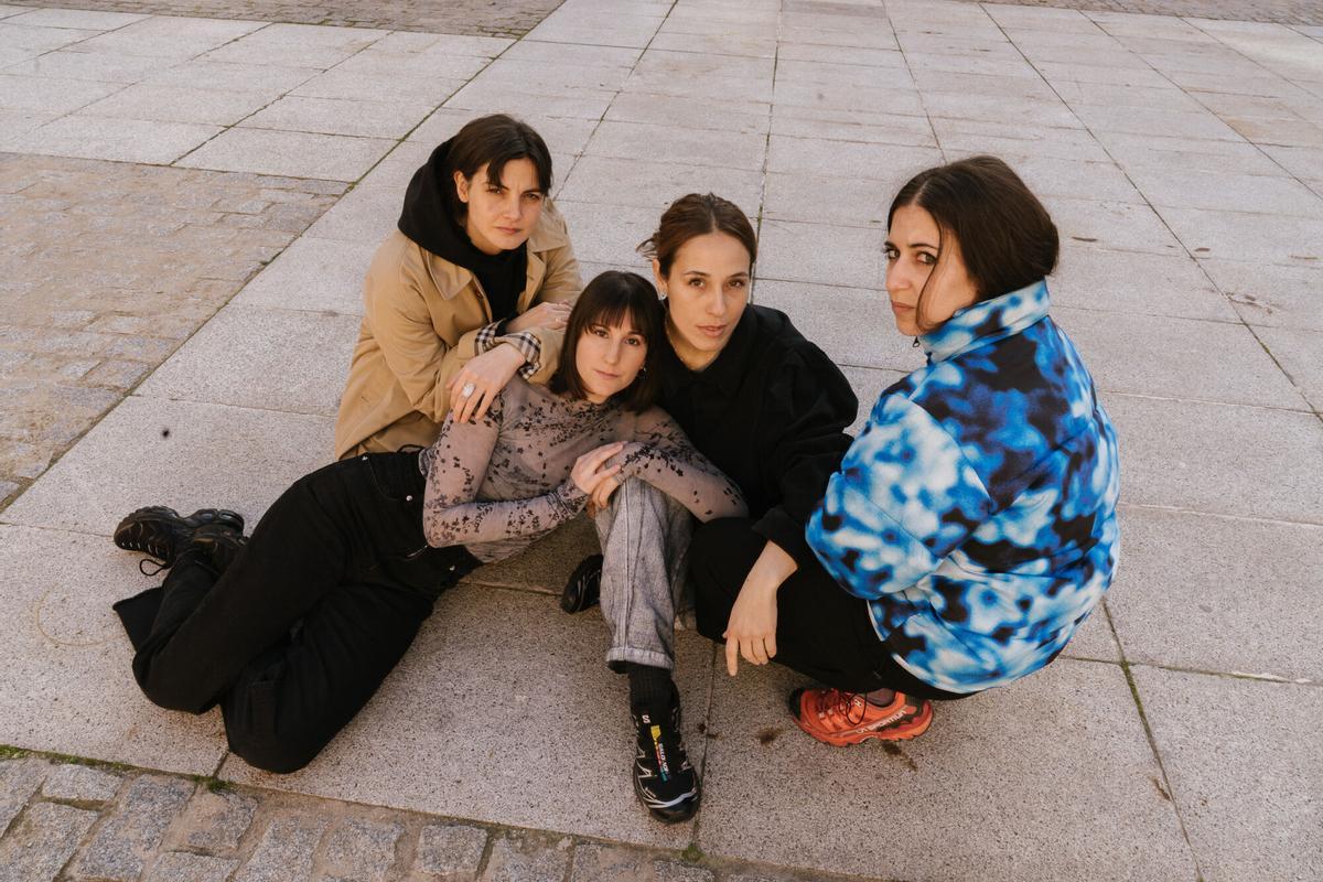 Ana Botía, Marta Mármol, Belén Martí Lluch y Marina de Remedios, en Condeduque.