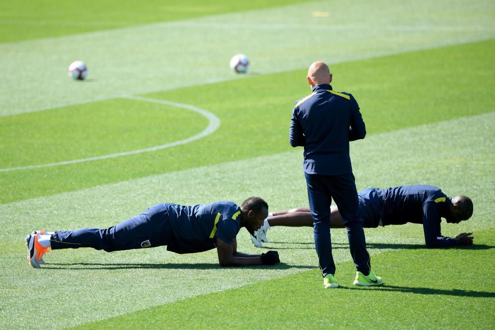 El primer entrenamiento de Usain Bolt, en imágenes