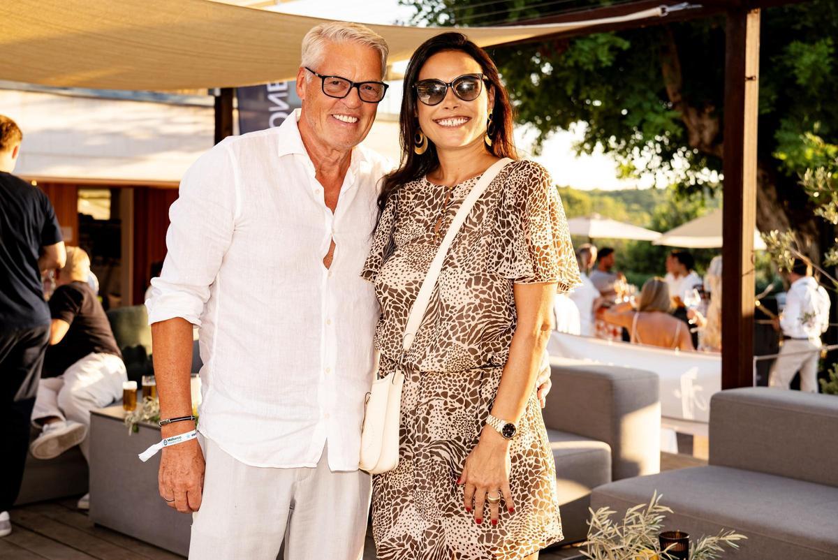Unternehmer Heiner Kamps mit Ella Kamps bei der Star Press Media Night auf Mallorca Unternehmer Heiner Kamps mit Ella Kamps bei der Star Press Media Night auf Mallorca