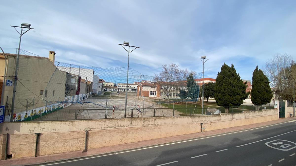 Aspecto de las instalaciones del colegio de Albocàsser.