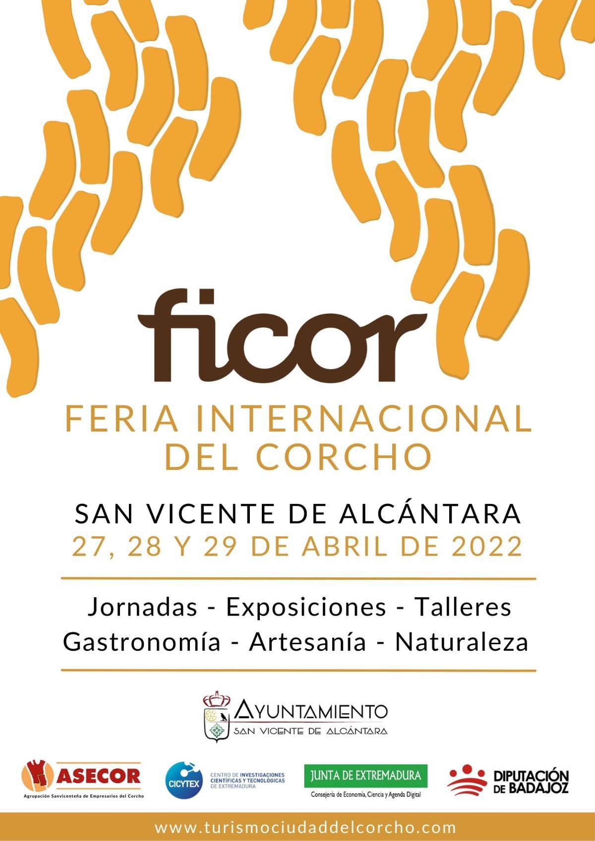 Cartel de la Feria Internacional del Corcho 2022.