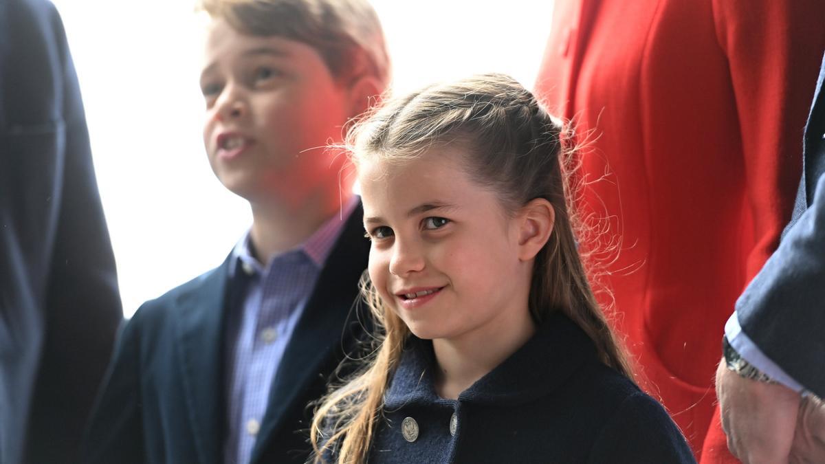 La princesa Charlotte en su visita a Cardiff durante la celebración del Jubileo de Platino el sábado 4 de junio de 2022.
