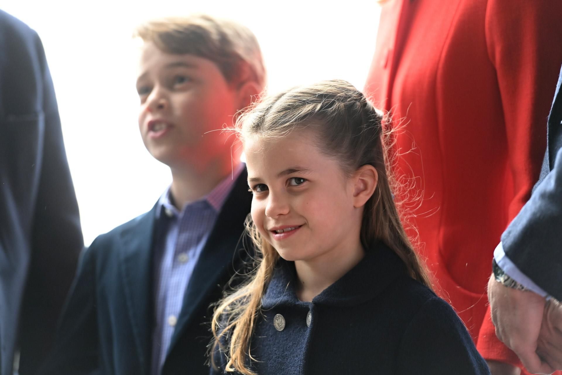 La princesa Charlotte en su visita a Cardiff durante la celebración del Jubileo de Platino el sábado 4 de junio de 2022.