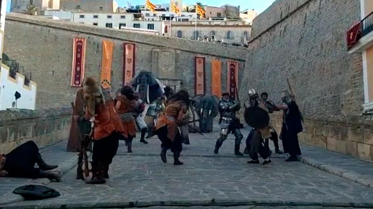 Ibiza Medieval: Lucha en el Portal de ses Taules