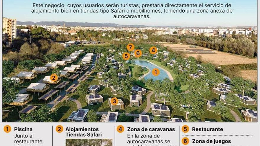 Gráfico del futuro campamento de ocio &#039;Camp Bio&#039;.