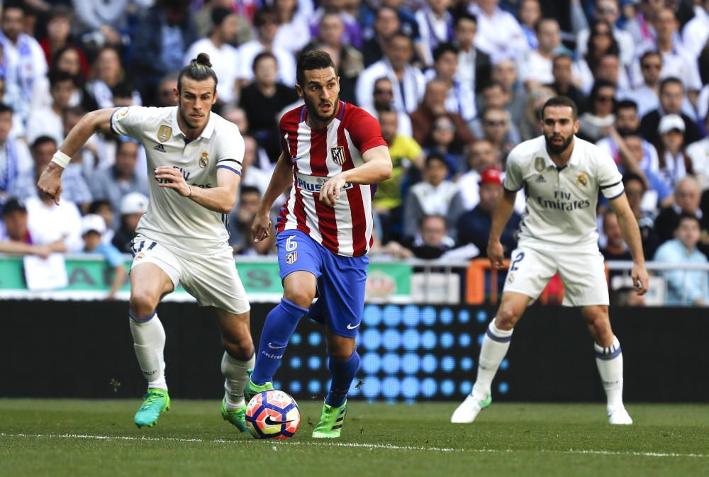 Imágenes del partido entre Real Madrid y Atlético.