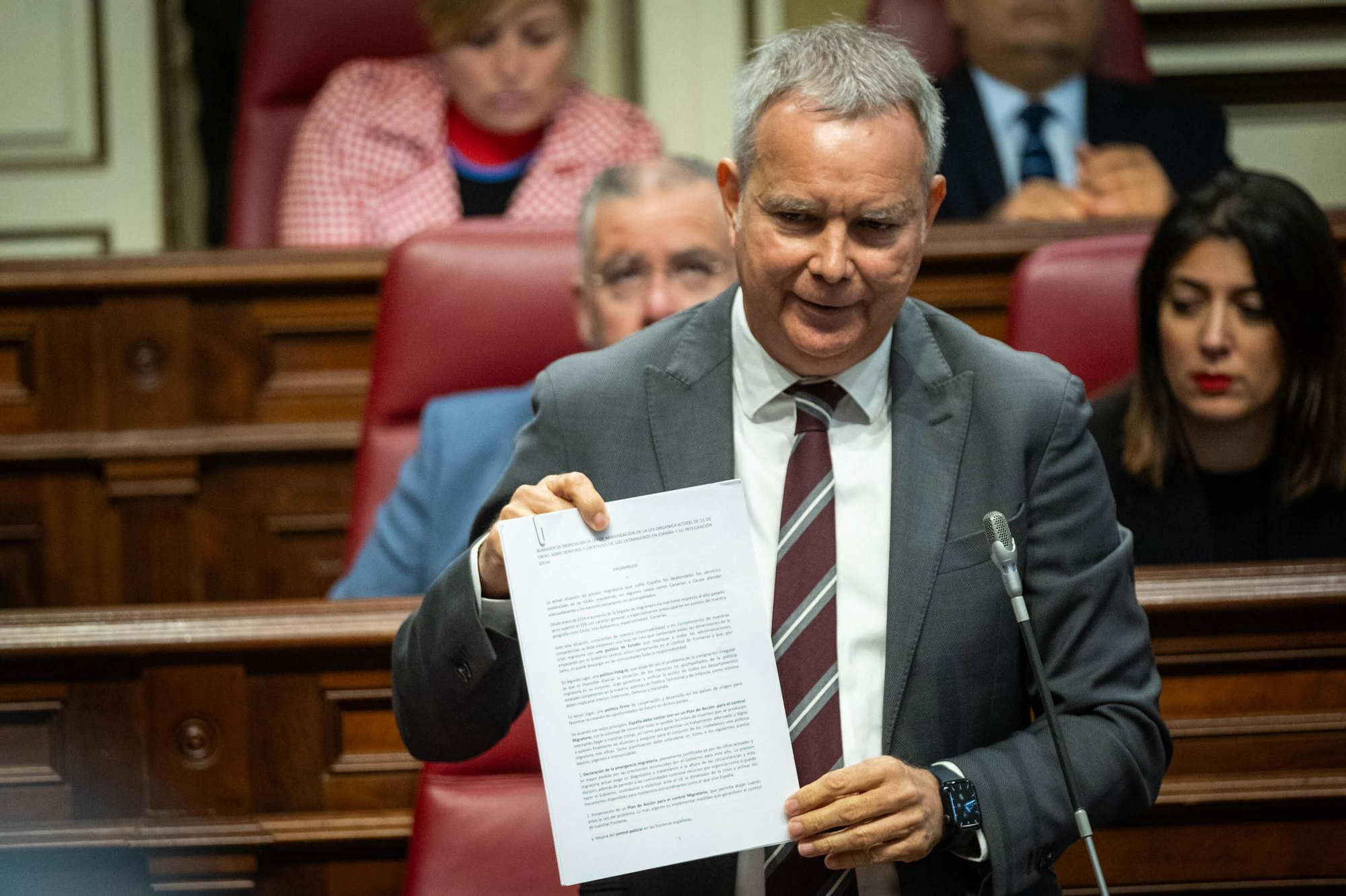 Pleno del Parlamento de Canarias
