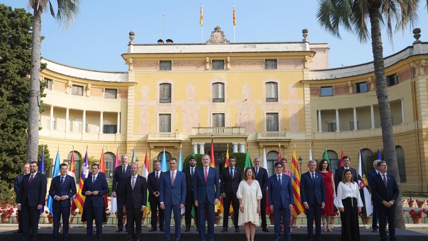 La Conferencia de Presidentes en Barcelona, en imágenes