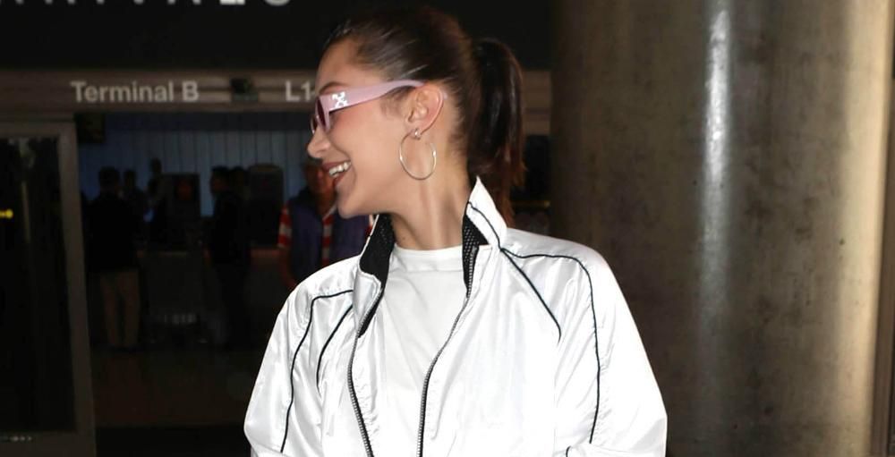 Bella Hadid en el aeropuerto de Los Ángeles