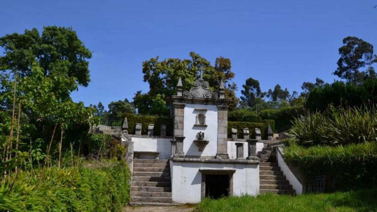 Vista das escalinatas.