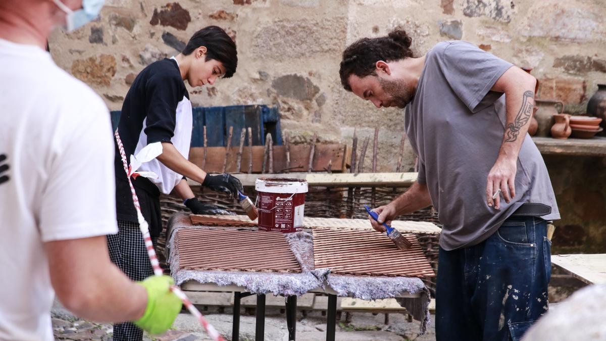 Rodaje de Juego de Tronos en Cáceres.