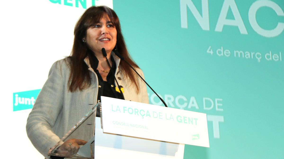 Borràs dice que ninguna sentencia le impedirá seguir trabajando por una república independiente