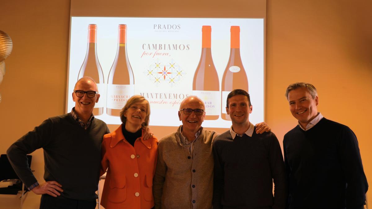 Presentación de la nueva imagen de los vinos Prados, de la bodega Pagos del Moncayo.