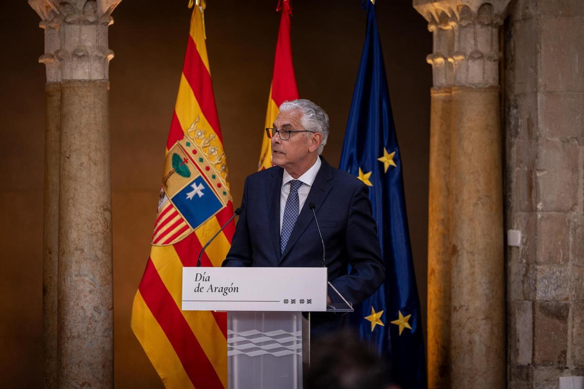 En imágenes | Acto institucional en La Aljafería por el Día de Aragón